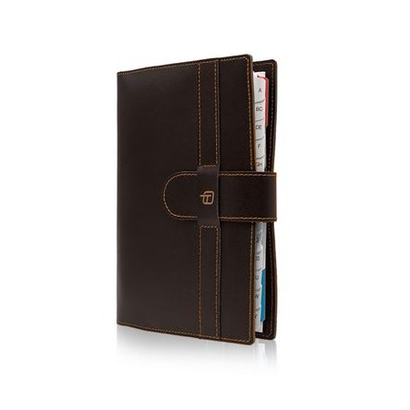 Organiser Medium 9,5x17 Belt Pelle Marrone InTempo