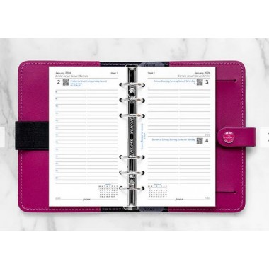 Calend. 1 Giorno per Pagina Personal - Multilingua 2027 Filofax