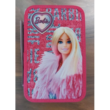 Astuccio Barbie 3 zip Giochi Preziosi Astuccio Barbie 3 zip Giochi Preziosi