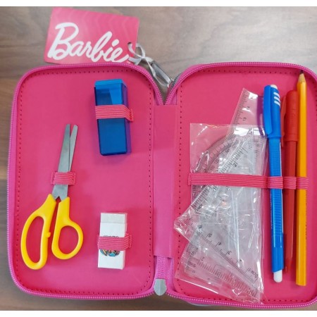 Astuccio Barbie 3 zip Giochi Preziosi Astuccio Barbie 3 zip Giochi Preziosi
