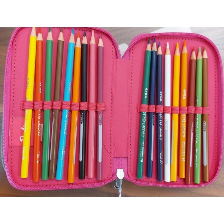 Astuccio Barbie 3 zip Giochi Preziosi Astuccio Barbie 3 zip Giochi Preziosi