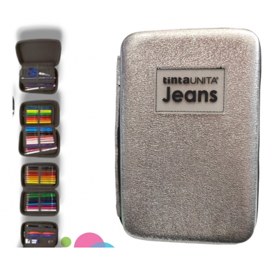 Tinta Unita Jeans Lurex Champagne