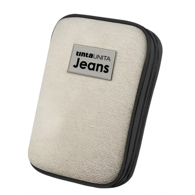Tinta Unita Jeans Lurex Champagne