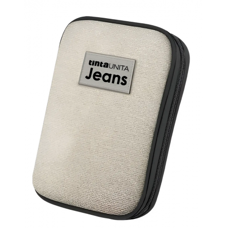 Tinta Unita Jeans Lurex Champagne