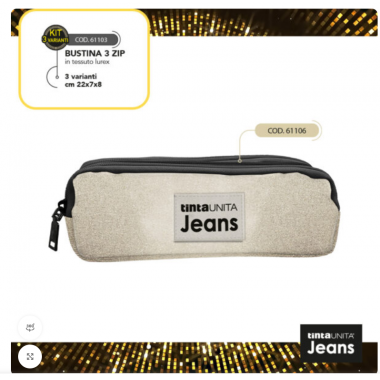 Tinta Unita Jeans glitter