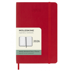 Agenda settimanale Moleskine Pocket  2026 (9x14)