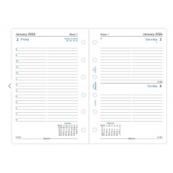 Calend. 1 Giorno per Pagina Pocket - Multilingua 2027 Filofax 2