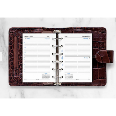 Calend. 1 Giorno per Pagina Pocket - Multilingua 2027 Filofax