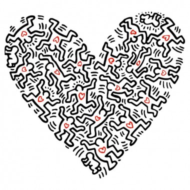 Blocchi A4 con spirale Keith Haring