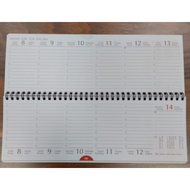 Planner settimanale da tavolo 2027 TimeWork