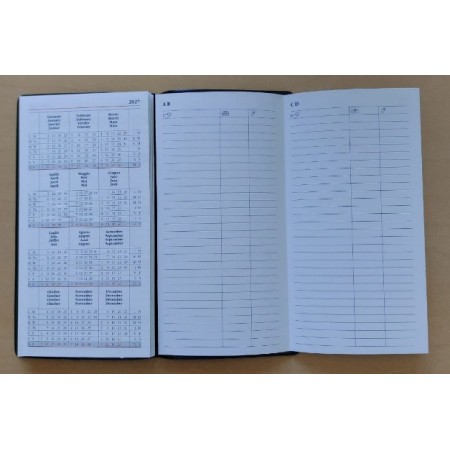 Agenda Mensile 2027 Buffetti | Formato 7,5x14