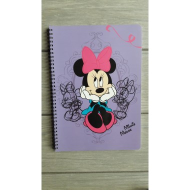 Blocco Spirale Laterale A4 Minnie Mouse
