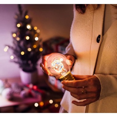 Calendario dell'Avvento + lampada decorativa da tavolo