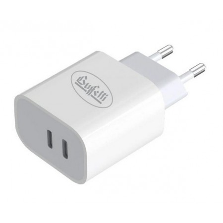 Caricatore da rete 2 porte Type-C - 20W