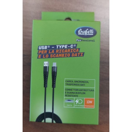 Cavo USB-A to Type-C - 10W- Buffetti