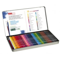 36 Pastelli a Colori Seven Mina Pro Watercolor 2