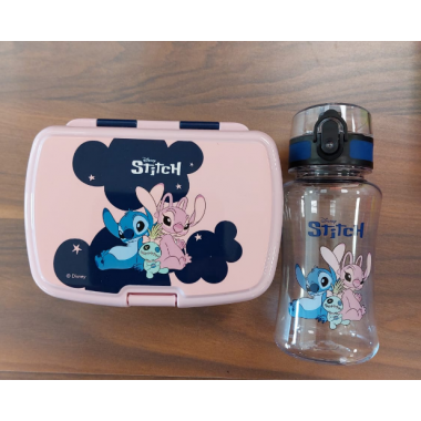 Set Borraccia con Porta merenda Stitch