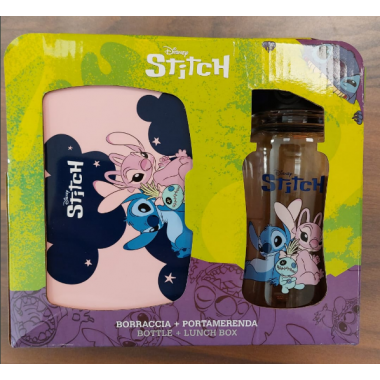 Set Borraccia con Porta merenda Stitch
