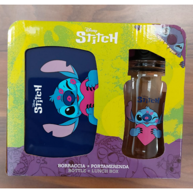 Set Borraccia con Porta merenda Stitch