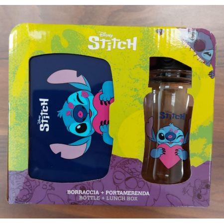 Set Borraccia con Porta merenda Stitch