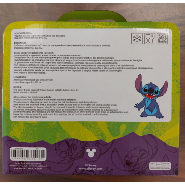 Set Borraccia con Porta merenda Stitch