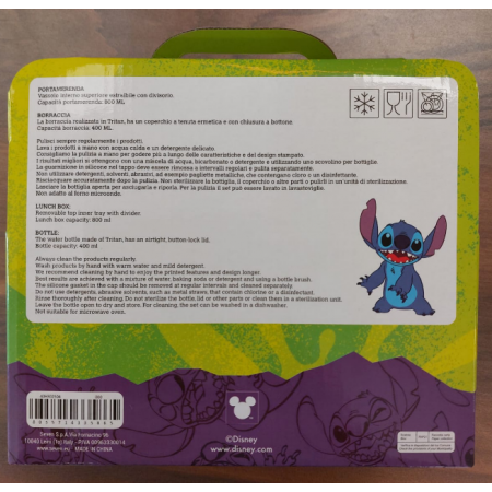 Set Borraccia con Porta merenda Stitch
