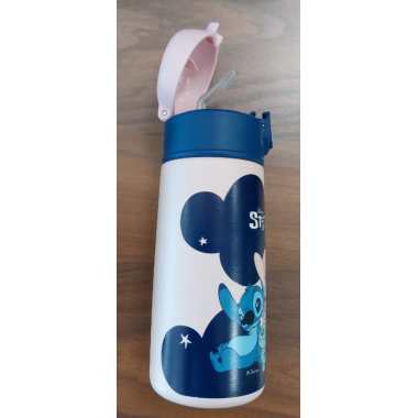 Borraccia Seven Stitch Disney con cannuccia