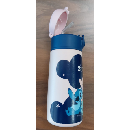 Borraccia Seven Stitch Disney con cannuccia