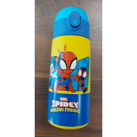 Borraccia Seven Spiderman Disney con cannuccia