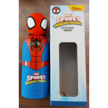 Borraccia Seven Spiderman Disney con copritappo in silicone