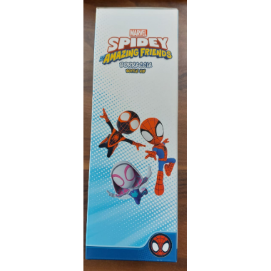 Borraccia Seven Spiderman Disney con copritappo in silicone