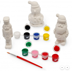 Kit Decorazione Statuette di Natale - Paint Your Christmas