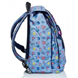 Zaino scuola Seven estensibile Starry Rainbow Azzurro 2