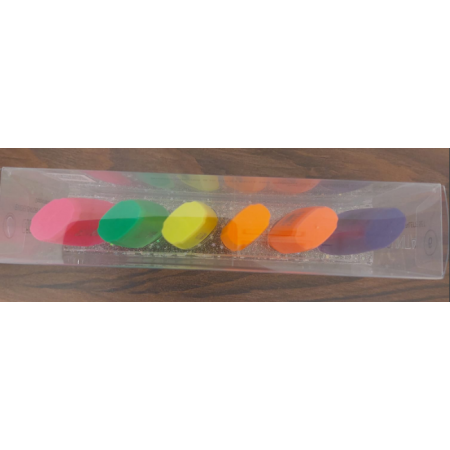 Evidenziatori Glimmer Fluo Palette Set Tinta Unita 6 varianti colore