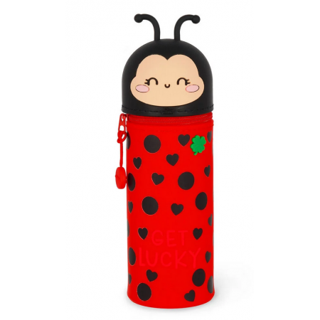 Astuccio 2-in-1 in Silicone Ladybug "Get Lucky" Kawaii Legami