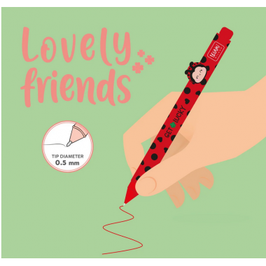 Decorativo Ladybug "Get Lucky" - Lovely Friends Legami