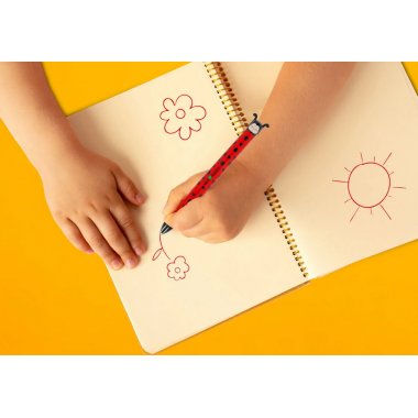 Penna a Sfera Due Colori Ladybug - Click&Clack Legami