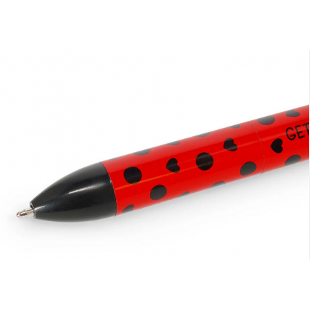 Penna a Sfera Due Colori Ladybug - Click&Clack Legami