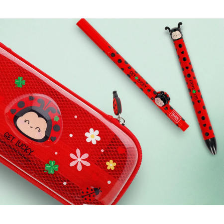 Penna a Sfera Due Colori Ladybug - Click&Clack Legami