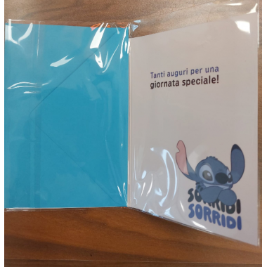 Biglietto Auguri Compleanno Stitch...