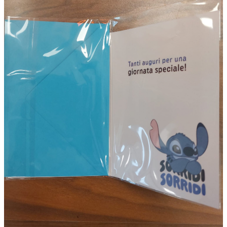Biglietto Auguri Compleanno Stitch Disney