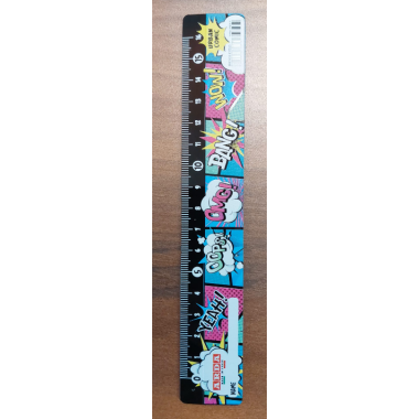 Righello 16 cm Arda Urban Comic Wow
