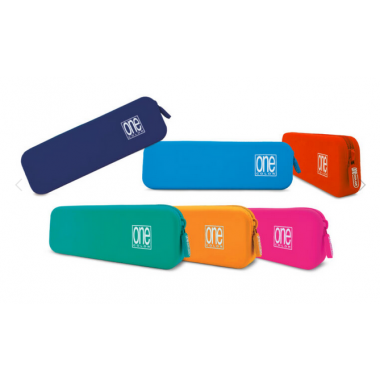 Astuccio in silicone formato slim con zip One Color
