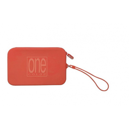 Bustina Medium con zip in silicone One Color