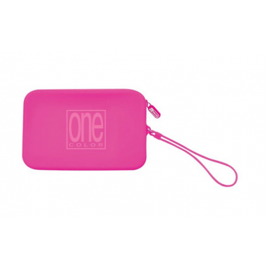 Bustina Medium con zip in silicone One Color