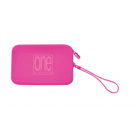 Bustina Medium con zip in silicone One Color