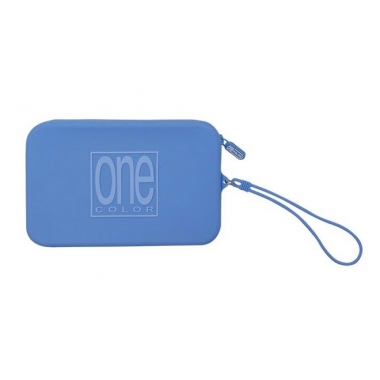 Bustina Medium con zip in silicone One Color