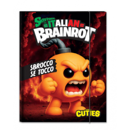Cartellina Con Elastico Skifidol Italian Brainrot