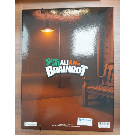 Cartellina Con Elastico Skifidol Italian Brainrot