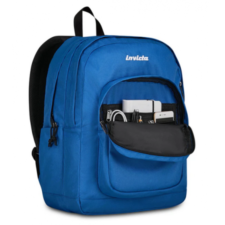 Zaino Invicta Jelek Plain - Baleine Blue
